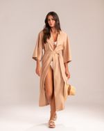Kaftan Alongado Amalfi Bege