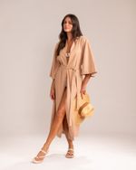 Kaftan Alongado Amalfi Bege