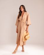 Kaftan Alongado Amalfi Bege