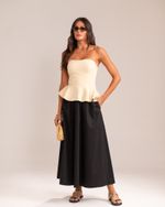 Rasteira Mykonos Preto