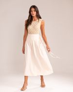 Saia Midi Ada Cream