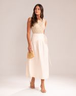 Saia Midi Ada Cream