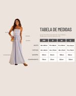 Vestido Midi Laura Vichy Azul