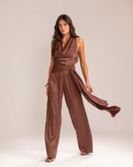 Conjunto Silvie Marrom (2 peças)