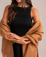 Vestido Midi Charlotte Lastex Preto