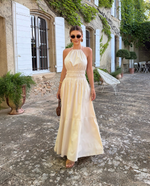 Vestido Midi Caterina Areia