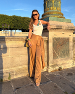 Calça Amarração Silvie Camelo