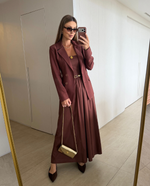 Blazer Alfaiataria Pilar Marrom