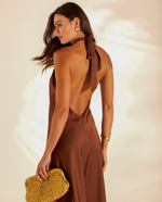 Vestido Midi Lilly Marrom
