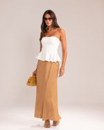 Saia Midi Felipa Camelo