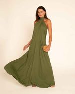 Vestido Longo Paola Verde