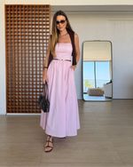 Vestido Midi Laura Rosa