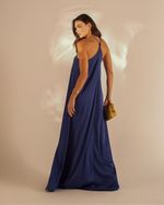 Vestido Longo Zoe Azul