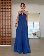 Vestido Longo Zoe Azul