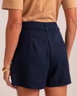 Short Linho Bia Azul