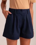 Short Linho Bia Azul