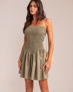 Vestido Curto Lastex Isadora Verde