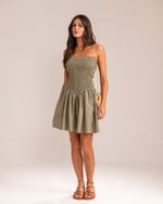 Vestido Curto Lastex Isadora Verde