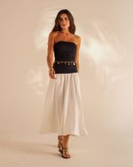 Blusa Sem Alças Mônica Preto