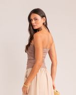 Blusa Sem Alças Mônica Fendi