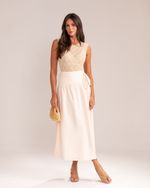Blusa Renda Selena Areia