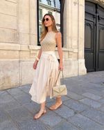 Blusa Renda Selena Areia