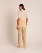 Calça Renda Selena Areia