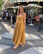 Vestido Midi Sarja Emilia Âmbar