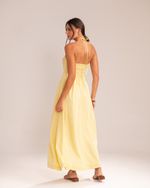 Vestido Midi Isa Amarelo