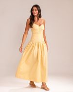 Vestido Midi Valentina Cream