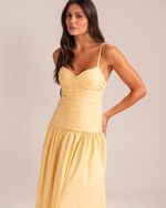 Vestido Midi Valentina Cream