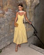 Vestido Midi Valentina Cream