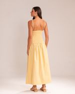 Vestido Midi Valentina Cream