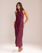 Vestido Midi Liz  Burgundy