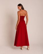 Vestido Midi Laura Vermelho