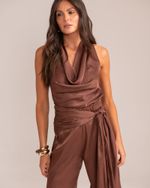 Blusa Felipa Marrom