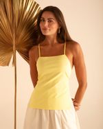 Blusa Frente Única Jasmin Amarelo
