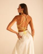 Blusa Frente Única Jasmin Amarelo