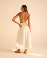 Blusa Frente Única Jasmin Amarelo