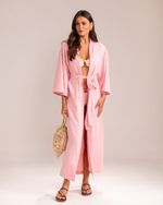 Kaftan Alongado Amalfi Rosa