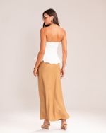Blusa Peplum Nicole Off-White