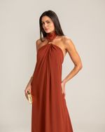 Vestido Longo Sofia Marrom