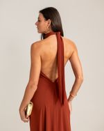 Vestido Longo Sofia Marrom