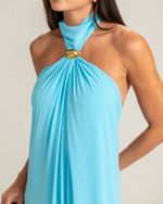 Vestido Longo Sofia Azul Claro