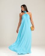 Vestido Longo Sofia Azul Claro
