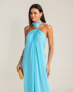 Vestido Longo Sofia Azul Claro