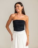 Saia Midi Evasê Off-White