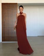 Vestido Longo Sofia Marrom