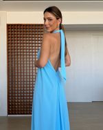 Vestido Longo Sofia Azul Claro