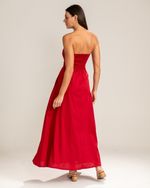 Vestido Midi Laura Vermelho